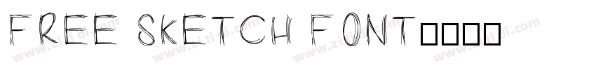 FREE SKETCH FONT字体转换